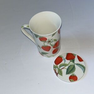 Vintage Kent Pottery Lid / Coaster Coffee Mug